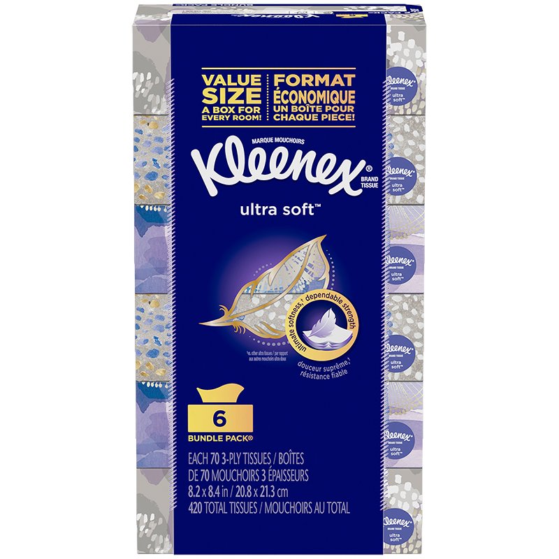 Kleenex Facial Tissue Ultra 6x70 - DrugSmart Pharmacy