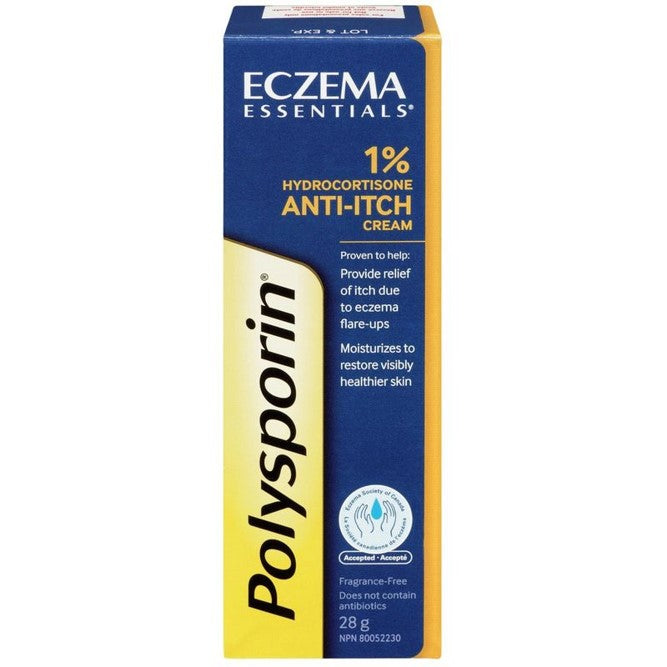 Polysporin Eczema 1% Anti-Itch Cream 28g - DrugSmart Pharmacy
