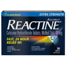 Reactine Extra Strength Tabs 30 - DrugSmart Pharmacy