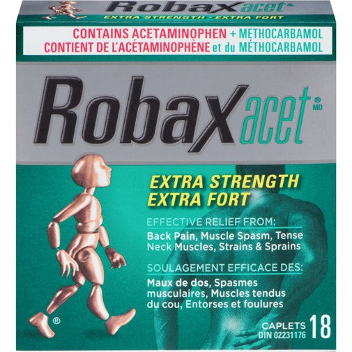 Robaxacet Xst Caplet 18 - DrugSmart Pharmacy