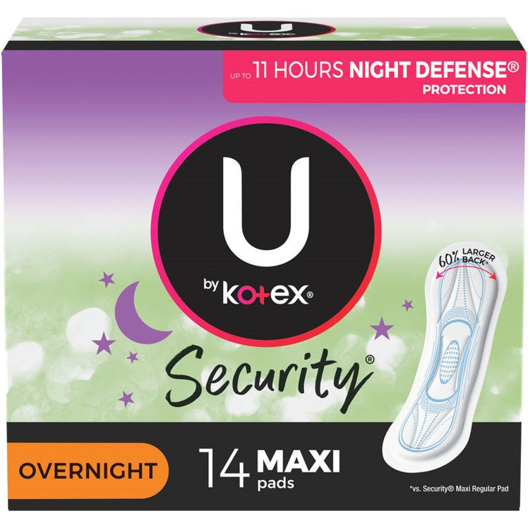 U By Kotex Overnight 14 - DrugSmart Pharmacy