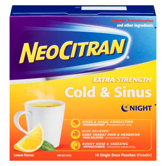 Neo Citran Cold & Flu Night Extra Str 10 - DrugSmart Pharmacy