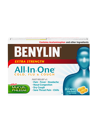 Benylin All-in-One Cold & Flu 24 - DrugSmart Pharmacy
