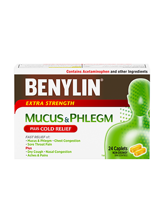 Benylin Extra Strength Mucous/Phlegm Plus Cold Relief 24 - DrugSmart Pharmacy