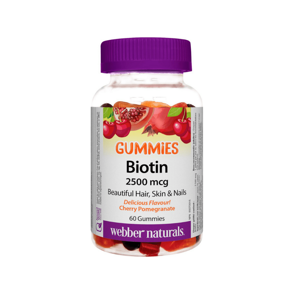 Webber Naturals® Biotin Gummies, 2500 mcg - DrugSmart Pharmacy
