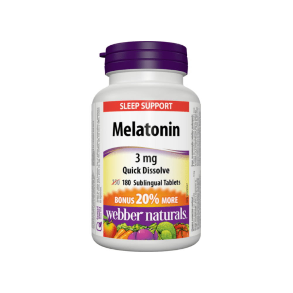 Webber Naturals® Melatonin, 3 mg Quick Dissolve - DrugSmart Pharmacy